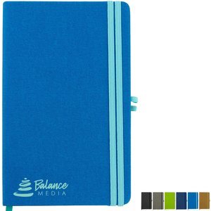 Hoboken Double Elastic Band Notebook, 5" x 8-1/4"