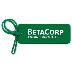 Rectangle Soft Vinyl Luggage Tag