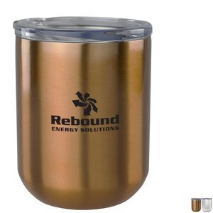 Viking Double Wall Vacuum Stainless Steel Lowball Tumbler, 10oz. w/ Copper Lining