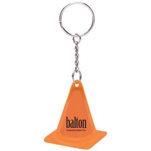 Reflective Safety Cone Keychain