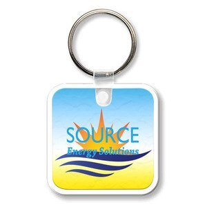 Square Soft Vinyl Key Tag