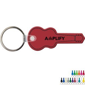 Guitar Soft Vinyl Key Tag