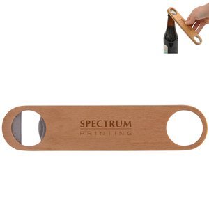 Wood Paddle Bottle Opener