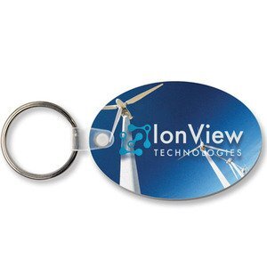 Oval Soft Vinyl Key Tag