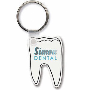 Tooth Soft Vinyl Key Tag