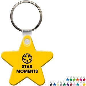 Star Soft Vinyl Key Tag