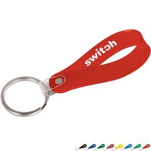 Short Loop Soft Vinyl Key Tag