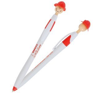 Fireman Hat Pen w/ "Practice Fire Safety Every Day!", Stock