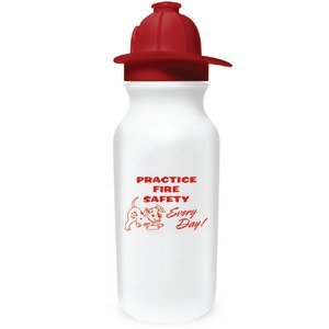 Fireman Helmet Sport Bottle, 20oz., Stock