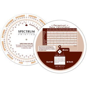 Perpetual Calendar Wheel