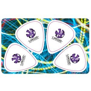 Guitar Pick Wallet Card w/ Full Color Imprint
