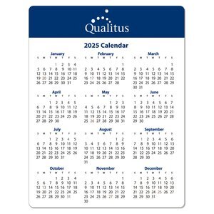 Plastic Wall Calendar Card