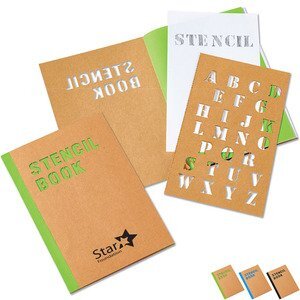 Stencil Kraft Cover Book
