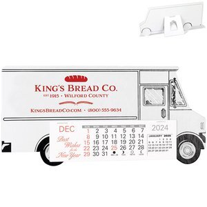 Box Van Monthly Desk Calendar