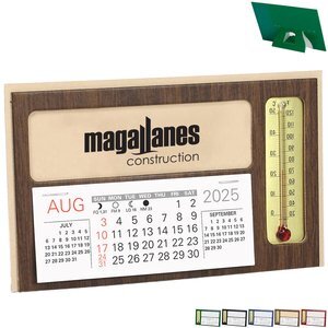 Window Desk Calendar with Thermometer