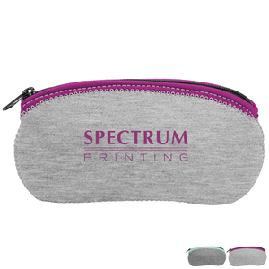 Heathered Jersey Knit Neoprene Large Eyewear Bag
