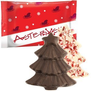 Wrapped Chocolate Peppermint Bark Tree, 1-1/2oz.