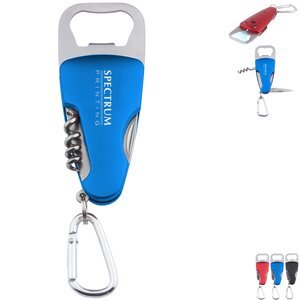 Vino Bottle Opener w/ Carabiner and LED Light