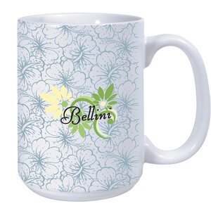 Mighty Matte White Ceramic Mug, 15oz.