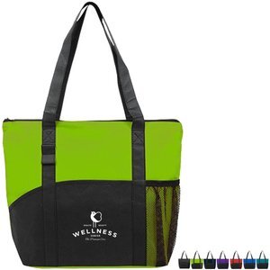 Pocket Trade Show Tote, Non-Woven Polypropylene