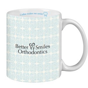 Classic Ceramic Coffee Mug w/ Inner Lip Imprint, 11oz.