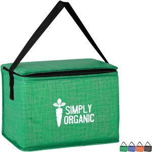 Crosshatched Non-Woven Lunch Cooler Bag