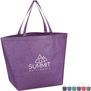 Crosshatched Non-Woven Tote Bag