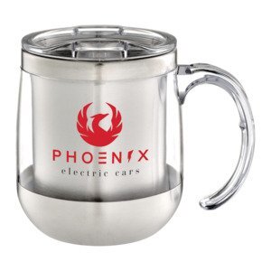 Brew Double Wall Insulated Desk Mug, 14oz.