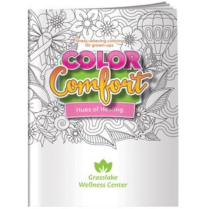 Color Comfort Breast Cancer Awareness Theme Adult Coloring Book
