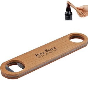 Large Wooden Bottle Opener