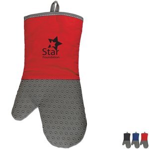 Two-Tone Silicone Oven Mitt
