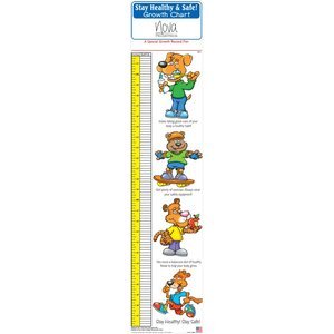 Stay Healthy & Safe Children's Growth Chart