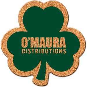 Shamrock Cork Coaster