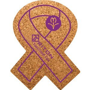 Awareness Ribbon Cork Coaster