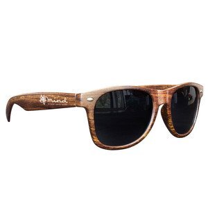 Medium Wood Tone Miami Sunglasses