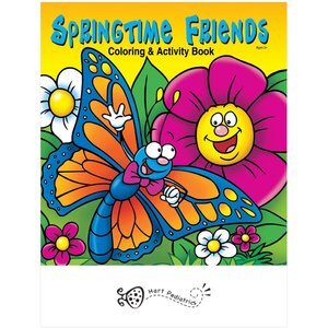 Springtime Friends Coloring & Activity Book