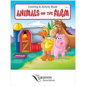 Animals on the Farm Coloring & Activity Book