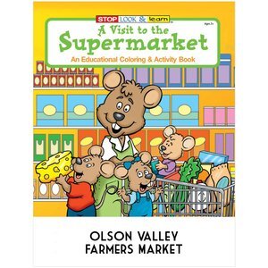 Visit to the Supermarket Coloring & Activity Book
