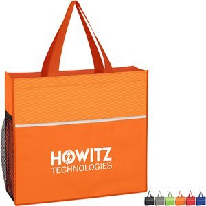 Wave Design Non-Woven Tote