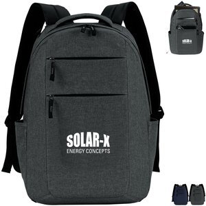 Premium Heathered Polycanvas 15" Laptop Backpack