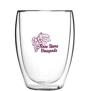 Clarity Double Wall Glass Tumbler, 10oz.