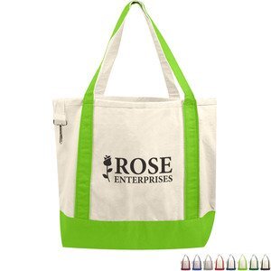 Small Accent Canvas Boat Tote