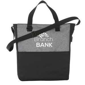 Cameron Polycanvas Convention Tote w/ USB Port