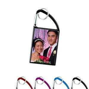 Carabiner Photo Snap-In Keytag