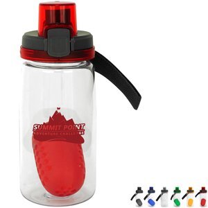 Locking Lid Bottle with Floating Infuser, 18oz.