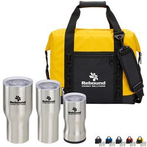 Urban Peak® 500D Cooler & 3 Piece Drinkware Gift Set