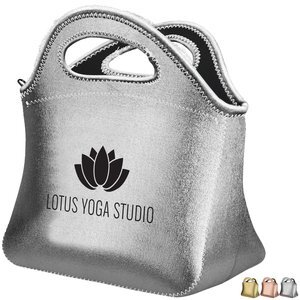 Klutch Metallic Neoprene Lunch Bag