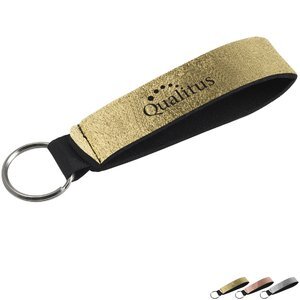 Metallic Neoprene Wrist Strap Key Holder