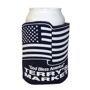 Flag Crazy Frio Can Cooler