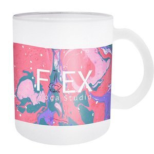 Frosted Mighty Glass Mug, 15oz.